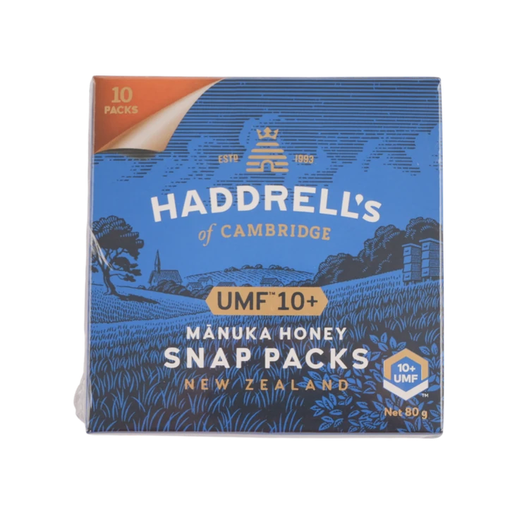 Haddrell's Manuka Honey New Zealand Snap Packs
