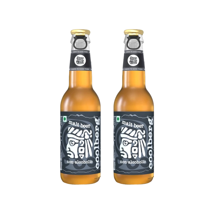 Coolberg Malt Non-Alcoholic Beer - Pack of 2