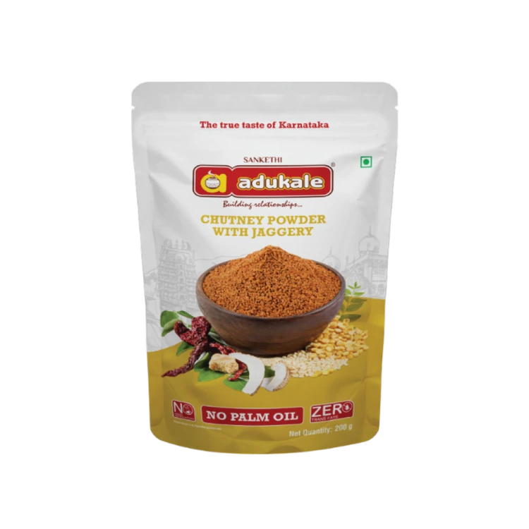Adukale Chutney Powder with Jaggery