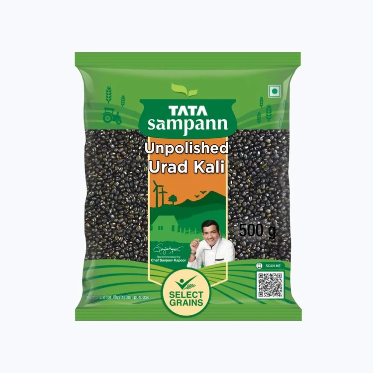 Tata Sampann Unpolished Kali Urad (Sabut) (Uddina Kalu)