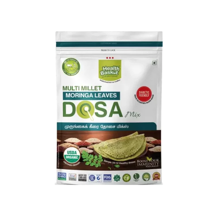 Health Basket Multi Millet Moringa Leaves Dosa Mix