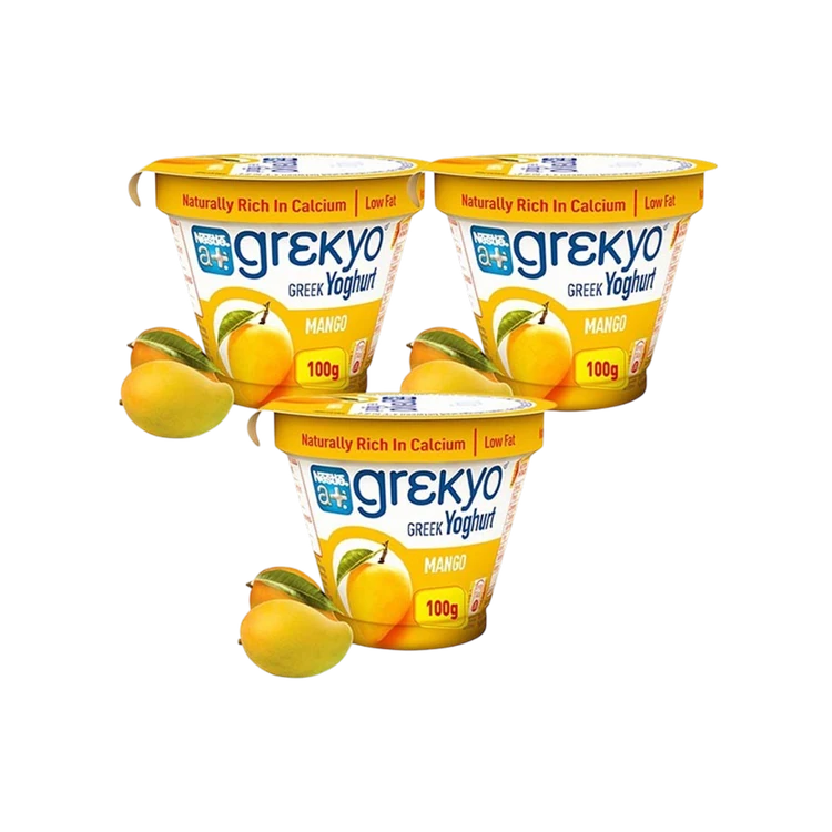 Nestle a+ Greek Alphonso Mango Yogurt - Pack of 3