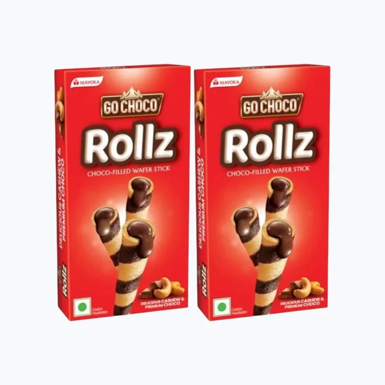 Choki Choki Choco Filled Wafer Roll - Pack of 2