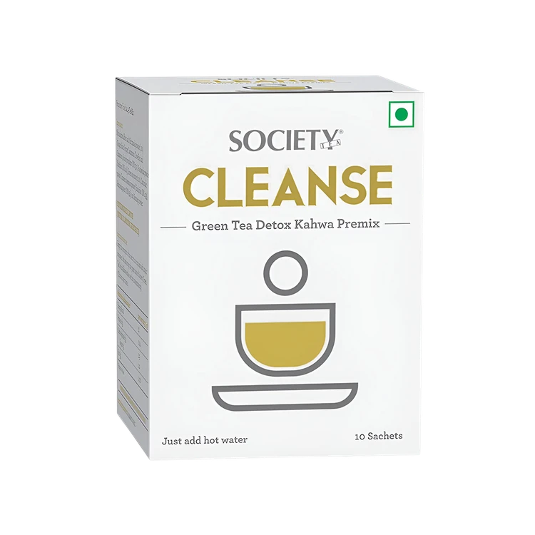 Society Cleanse Detox Kahwa Premix Green Tea Bags