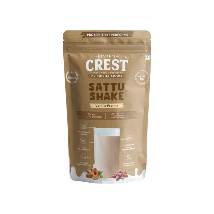 Sevens Crest Vanilla Sattu Shake Premix