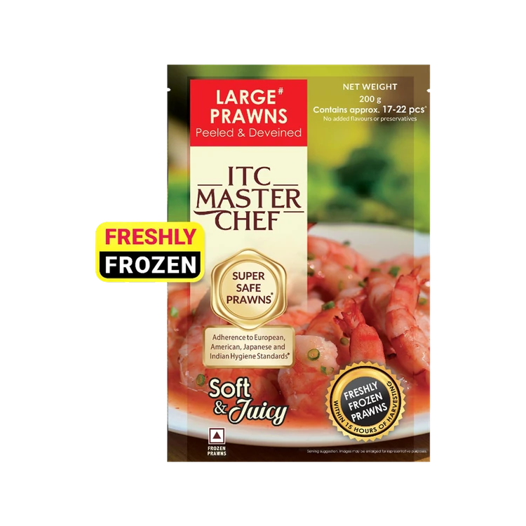 ITC Master Chef Large Prawns (Freshly Frozen)