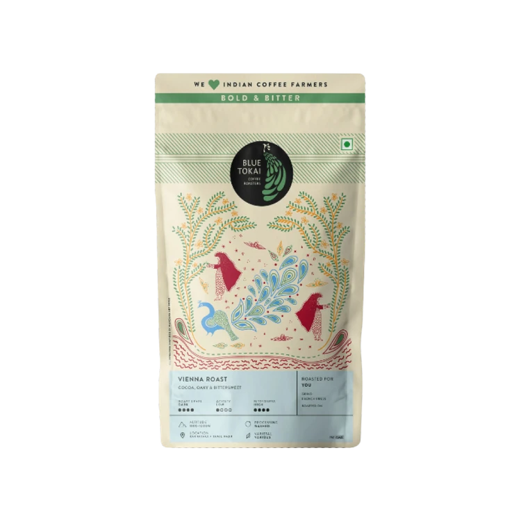 Blue Tokai Vienna French Press Dark Roasted Ground Coffee