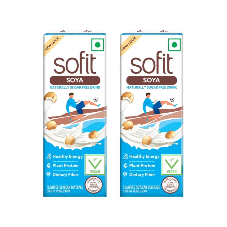 Sofit Natural Soy Beverage - Pack of 2