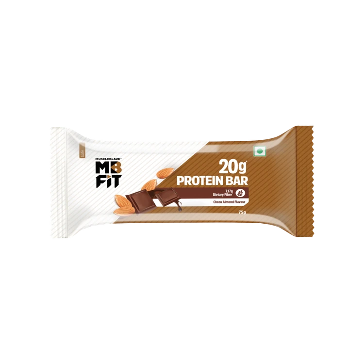 MuscleBlaze 20g Protein Bar (Choco Almond)
