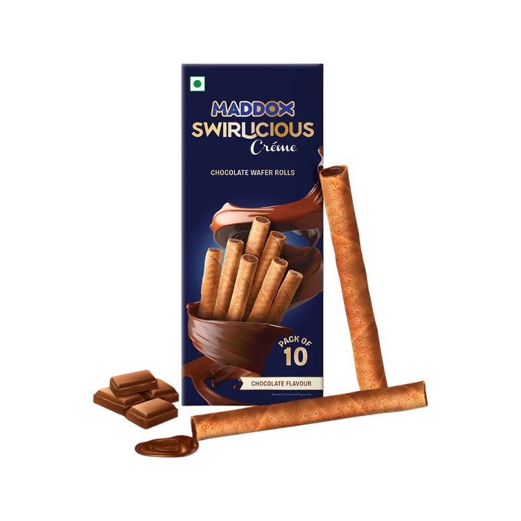Maddox Swirlicious Chocolate Wafer Roll