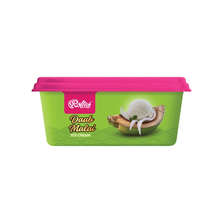 Rollick Daab Malai Ice Cream Tub