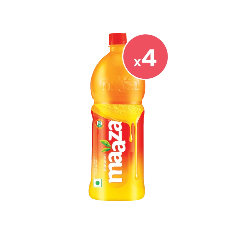 Maaza Mango Drink 1.2 l - Pack of 4