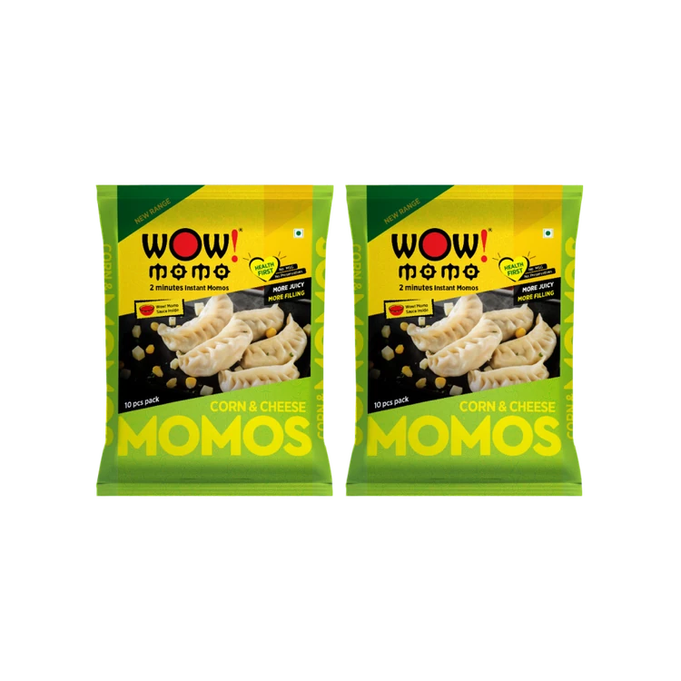 Wow! Momo Corn & Cheese Momos (Frozen) - Pack of 2