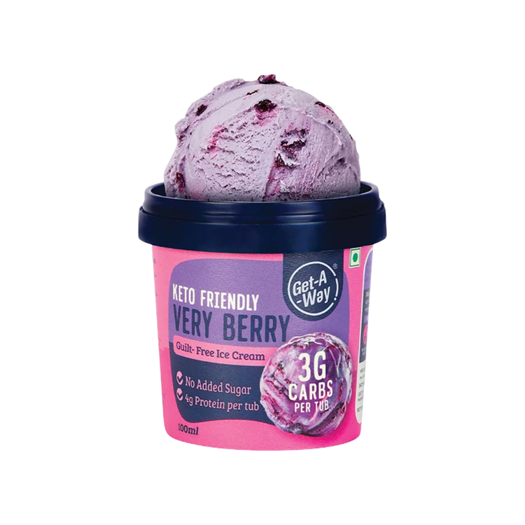 Get-A-Way Keto Very Berry Ice Cream Cup