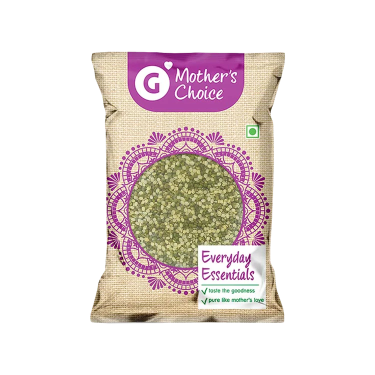 GMC Green Moong Dal (Chilka) Premium - Pack of 2 (Hesaru Kalu)