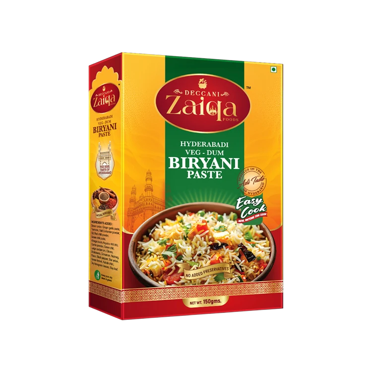 DECCANI ZAIQA FOODS Hyderabadi Veg Dum Biryani Paste