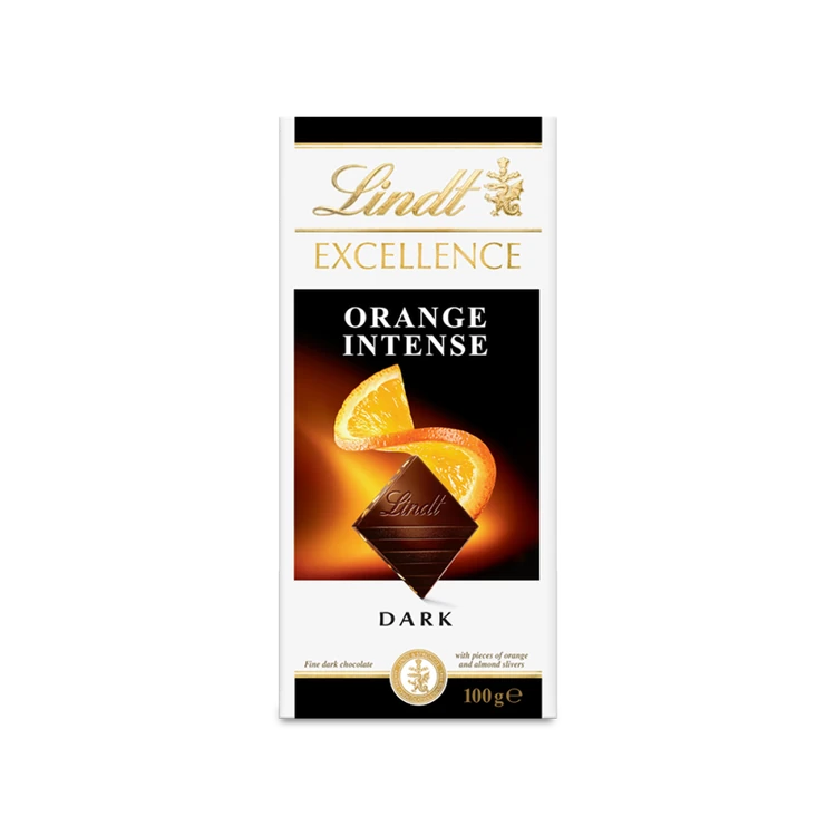 Lindt Excellence Orange Intense Dark Chocolate Bar