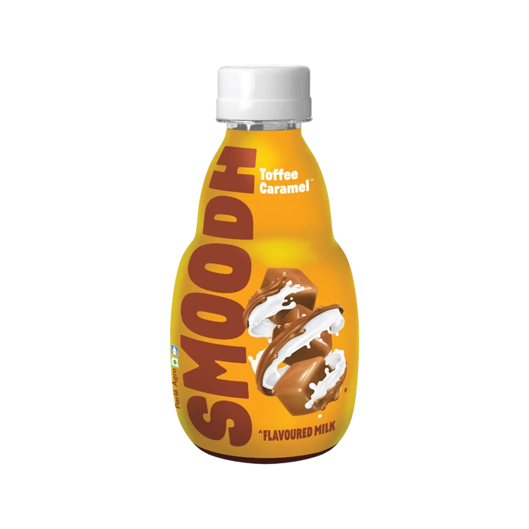 Smoodh Toffee Caramel Flavoured Milk (Pet Bottle)