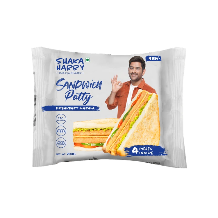 Shaka Harry Sandwich Veg Burger Patty