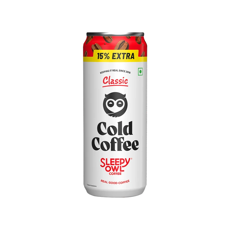 Sleepy Owl Classic Cold Coffee Can
