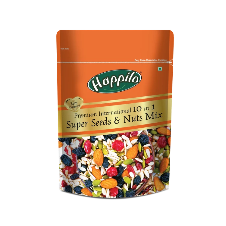 Happilo Premium 10 in 1 Super Seeds & Nuts Trail Mix
