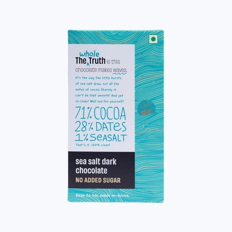 The Whole Truth Sea Salt Dark Chocolate Bar