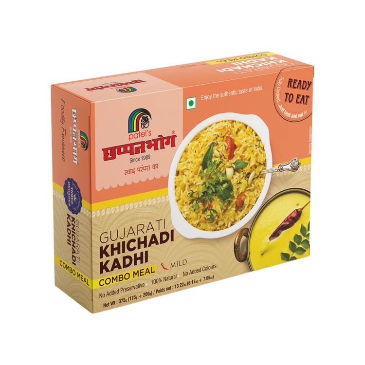 PATELS CHHAPPANBHOG Gujarati Khichadi Kadhi Ready to Eat Meal