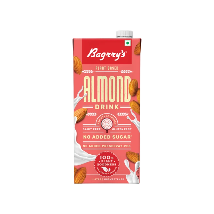 Bagrry's Plant Based Unsweetened Almond Beverage