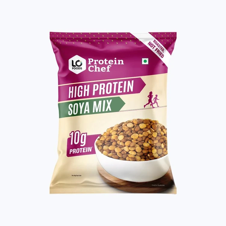 Protein Chef 10g Protein Roasted Soya Mixture Namkeen