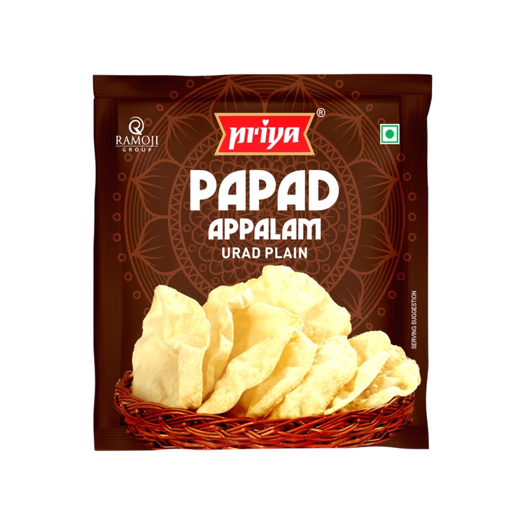 Priya Urad Dal Plain Appalam Papad