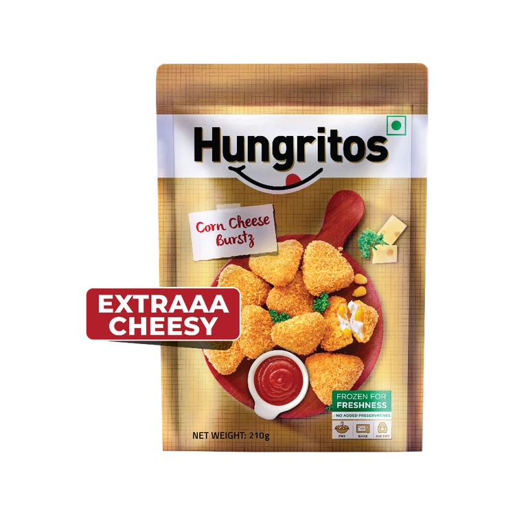 Hungritos Corn Cheese Burstz Nuggets