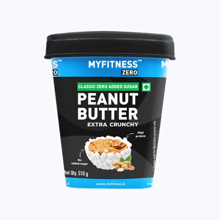 MyFitness Zero Added Sugar Crunchy Peanut Butter