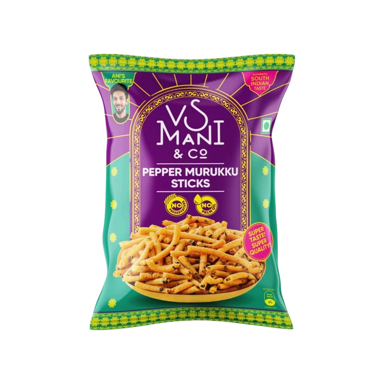 VS Mani & Co. Pepper Murukku Namkeen