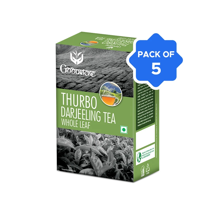 Goodricke Thurbo Darjeeling Tea Whole Leaf - Pack of 5