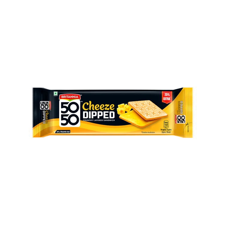 Britannia 5050 Cheeze Dipped Biscuit