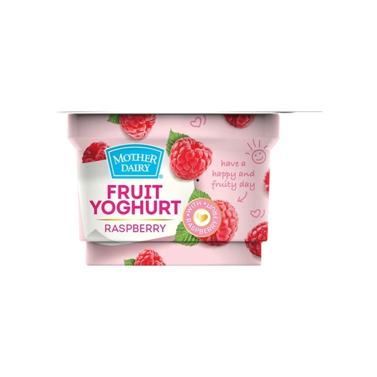Mother Dairy Raspberry Yogurt