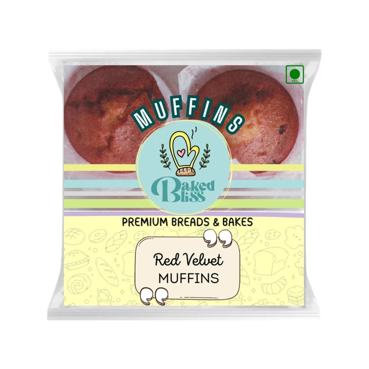 Baked Bliss Red Velvet Muffin