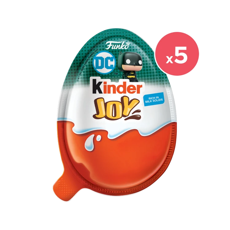 Kinder Joy DC Shaped Chocolates - Pack of 5