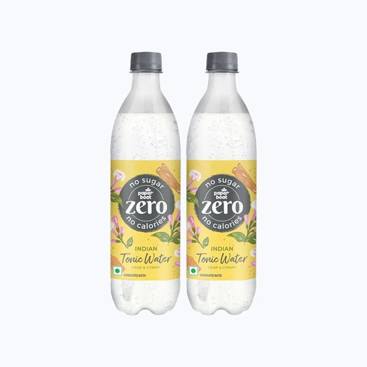 paper boat Zero Sugar Indian Tonic Water, Zero Calorie - Pack of 2