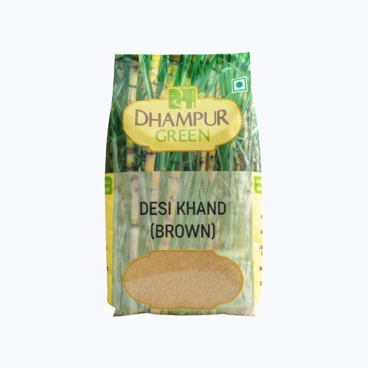 Dhampur Green Desi Khand (Brown) (Khand Sakkare)