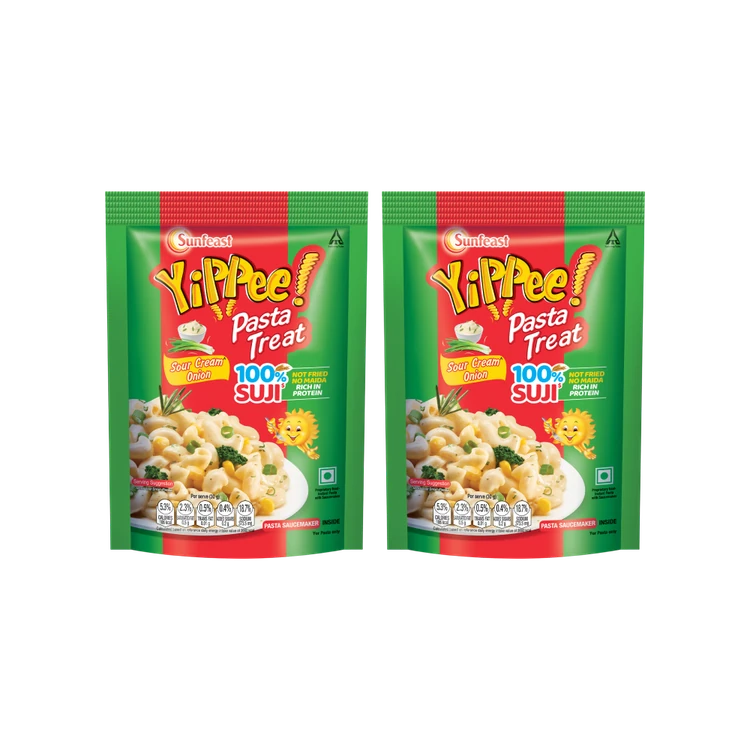 Yippee Sour Cream Onion Instant Pasta - Pack of 2