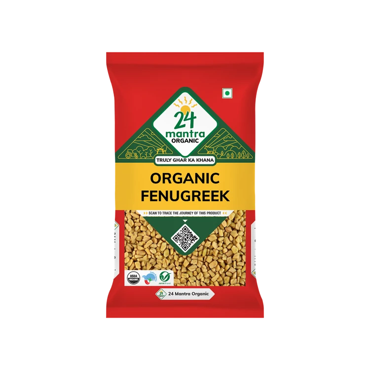 24 Mantra Organic Methi Seeds / Fenugreek Seeds