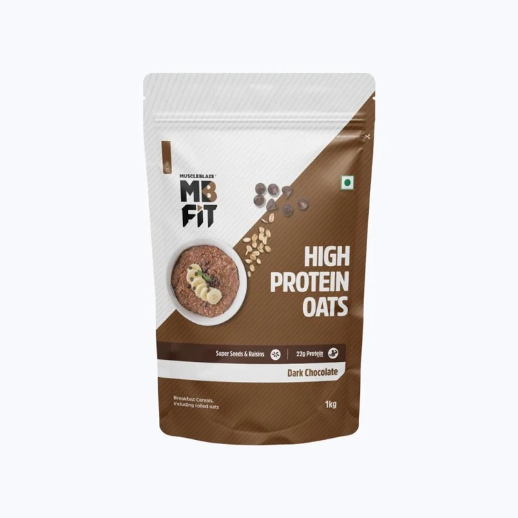 MuscleBlaze High Protein Oats (Dark Chocolate Flavour)
