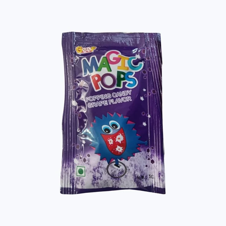 Magic Pops Popping Candy (Grape Flavor)