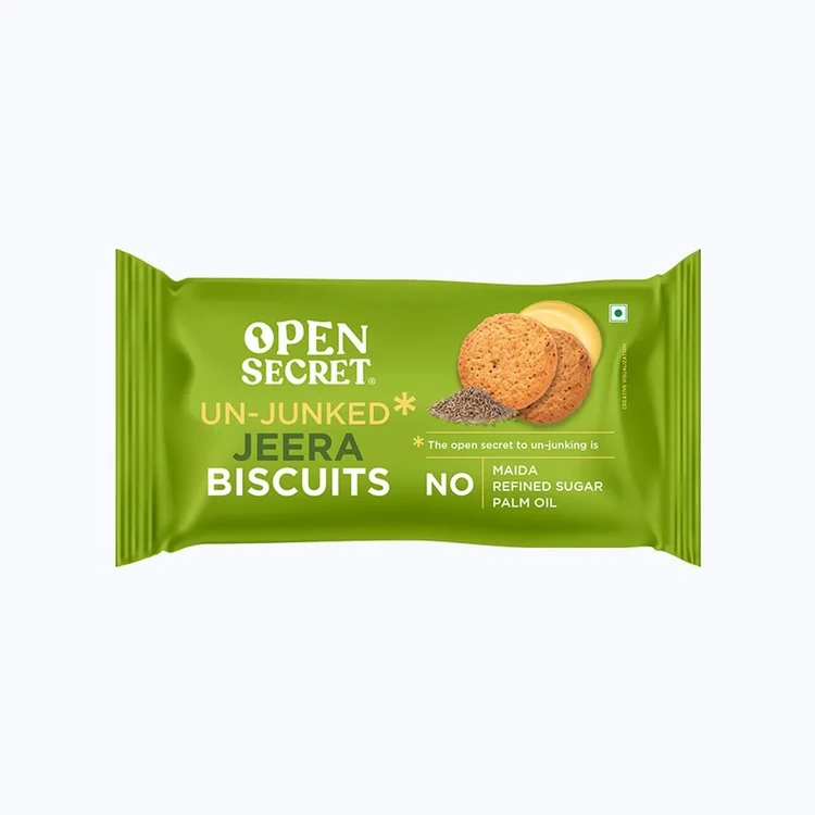 Open Secret Zero Maida Healthy Millet Biscuit - Jeera