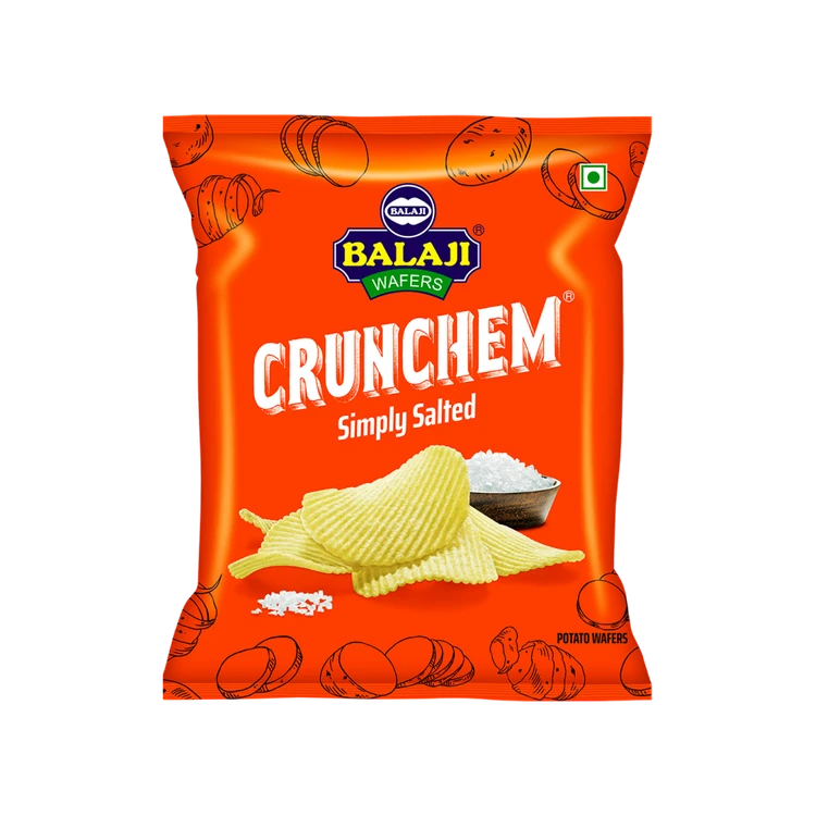 Balaji Crunchem Simply Salted Wafers
