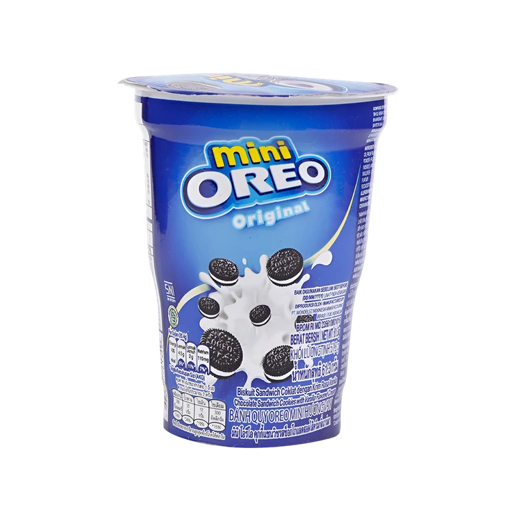 Oreo Mini Vanilla Flavored Sandwich Cream Biscuits