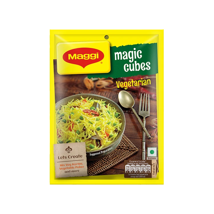 Maggi Magic Cubes-Vegetarian Masala (10 Cubes)