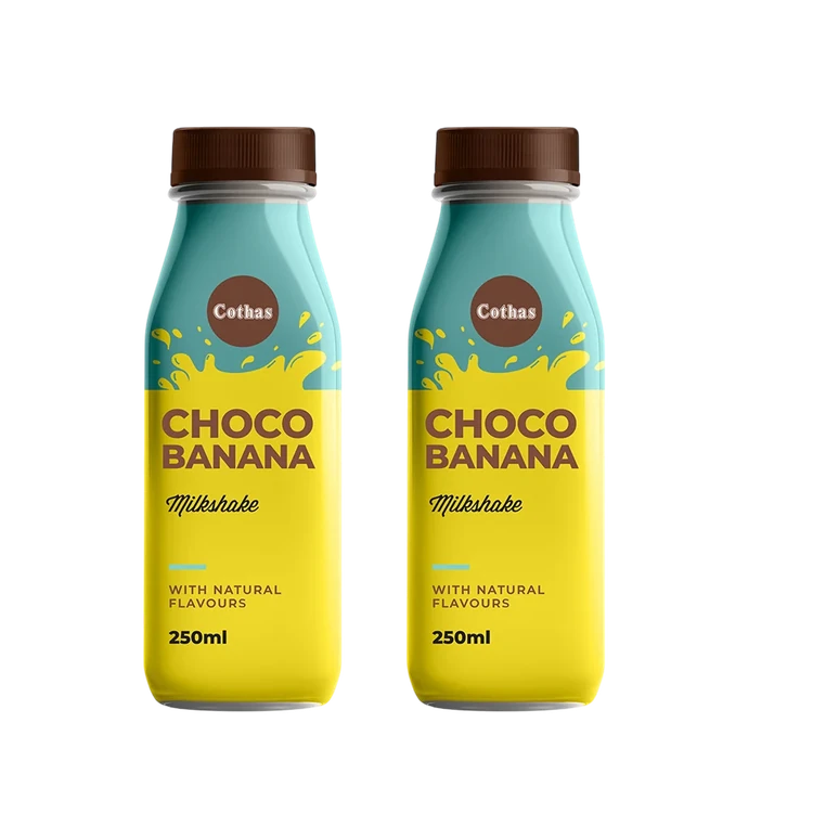 Cothas Choco Banana Milkshake - Pack of 2
