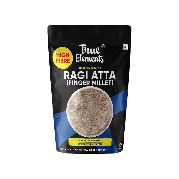 True Elements Ragi Flour/Finger Millet (Ragi Hittu)